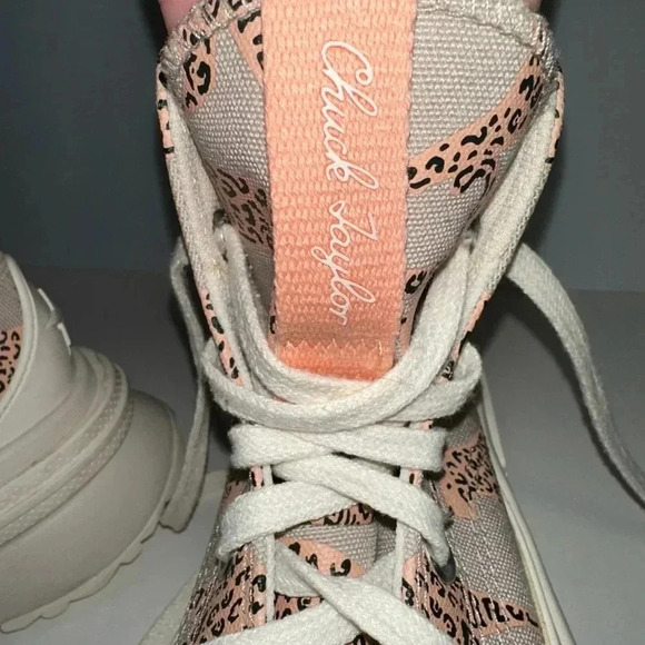 Converse Run Star Legacy CX Platform Cheetah Size 4.5 Kids / 6-6.5 Women’s - Picture 8 of 16